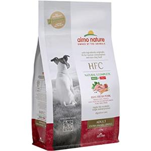 almo nature Crocchette HFC Adult XS-S per Cani di Piccola Taglia con Carne di Maiale Fresca, originariamente Adatte al consumo Umano, Ora Cibo per Cani, 1,2 kg