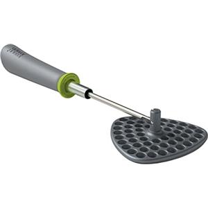 Joseph Joseph Delta Schiacciapatate Pieghevole con Testa in Nylon, Salvaspazio, Grigio/Verde