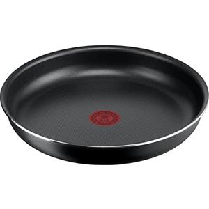 Lagostina Ingenio Essential Plus Padella Ø 22 cm, Padella Antiaderente in Alluminio per Gas e Forno, con Indicatore di Cottura Thermosignal, Utilizzabile con Manico Removibile