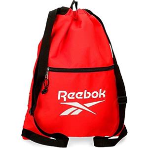 Reebok Zaino Reebok Boston Bag Con Zip Rosso 35x46 cm Poliestere