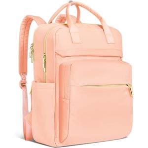 UNIQUEBELLA Zaino da donna, elegante, grande, leggero, impermeabile, multifunzionale, borsa da viaggio, per affari, viaggi, escursioni, università, scuola e ufficio, Nero