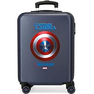 Marvel Avengers Sky Avengers Trolley cabina Azzurro 37x55x20 cms Rigida ABS Chiusura a combinazione numerica 34L 2,6Kgs 4 doppie ruote Bagaglio a mano