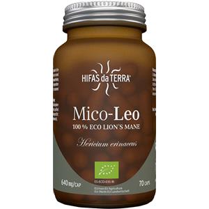 Hifas da Terra Mico-Leo - Integratore Alimentare con Hericium erinaceus, 70 Capsule Vegane, Estratto Biologico 6:1