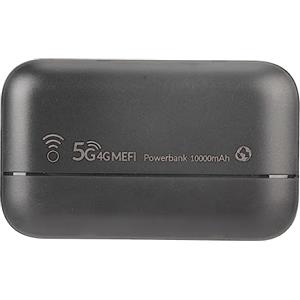 Annadue Router WiFi 4G LTE, Dispositivo Hotspot WiFi 5G Router Mobile da 300 Mbps con Slot per Scheda SIM, Banca di Alimentazione Integrata da 10000 mAh, Router di Rete Wireless