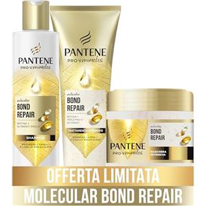 Pantene Set Capelli Molecular Bond Repair Shampoo 250ml, Maschera 300ml, Trattamento Intensivo 150ml