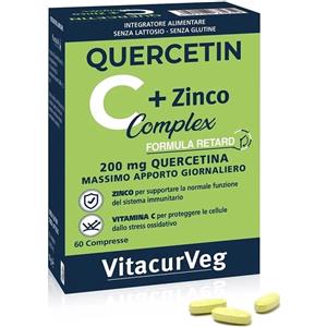 PHARMALIFE RESEARCH Srl Pharmalife Research, Quercetin C + Zinco Complex, 60 Compresse