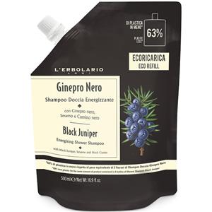 L'ERBOLARIO Ginepro Nero Bagnoschiuma e Shampoo Doccia Energizzante EcoRicarica 500ml
