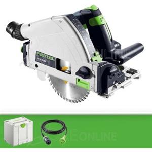 Festool Sega ad Affondamento TS 55 FEBQ-Plus - Potente 1200W, Tagli Precisi fino a 55mm, Completa di Accessori