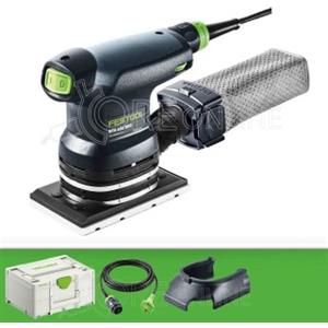 Festool RTS 400 REQ-Plus - Levigatrice orbitale compatta 250W, 80x130mm, leggera e ergonomica