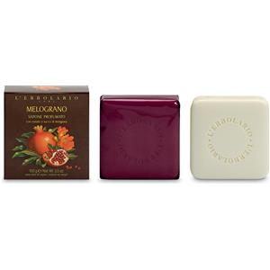 L'ERBOLARIO Sapone Profumato al Melograno 100g - Detersione Delicata con Estratto e Succo di Melagrana, Edizione Limitata