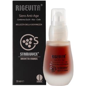 ERBAGIL Rigevita Siero Anti Age 30 ml - Siero Rivitalizzante per Viso, Collo e Occhi con Brevetto STAMIUVEX