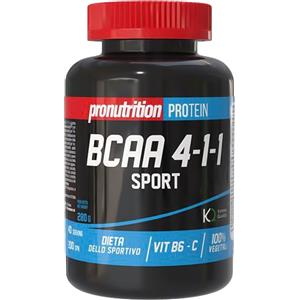 Pronutrition BCAA Sport 4:1:1 - Integratore con Aminoacidi Ramificati, Vitamina B6 e C, 200 Compresse