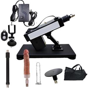 AMAZBEE Macchina del sesso Spinta automatico Fuck Machine Dildo con forti ventose Mani libere dispositivo di stimolazione sessuale sessuale per gli uomini (4 PCS)