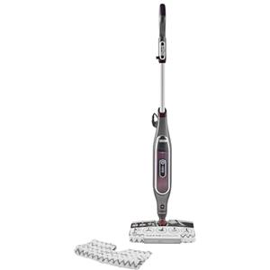 Shark Automatic Klik n' Flip Steam Mop, Scopa a Vapore Intelligente, Cavo 6 m, 2 Panni Lavabili, Serbatoio Capacità di 375 ml, Riscaldamento in 30 Secondi, Bordeaux/Grigio, S6003EU