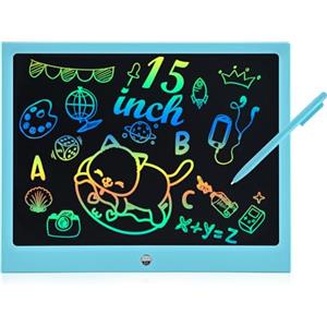 RaceGT Tavoletta Grafica LCD 15 Pollici, Tavoletta da Disegno Bambini, Rosa, Plastica, Cancellazione a Secco, Adatto a Bambini dai 2-8 Anni