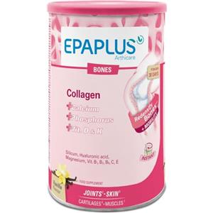EPAPLUS Arthicare, Collagene Idrolizzato + Silicio + Acido Ialuronico + Magnesio, Dissoluzione Istantanea, Sapore Neutro, Trattamento di 30 giorni, Polvere, 320 g, Per la salute delle articolazioni