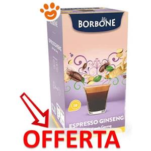 Borbone Caffè Cialde ESE 44 - Ginseng - Confezione Da 18 Cialde - CONFEZIONE RISPARMIO