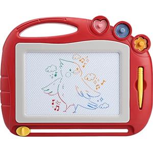 Hisdricus Lavagna magica magnetica per bambini a partire da 2 3 4 5 6 anni, lavagna magica da viaggio, dimensioni 8,5 pollici, con penna magnetica e 3 francobolli, come regalo di compleanno