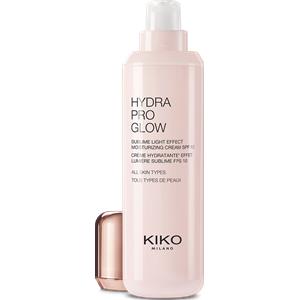 KIKO New Hydra Pro Glow - Crema Viso Idratante con Acido Ialuronico e SPF 10, Effetto Luce Sublime per 48h di Idratazione
