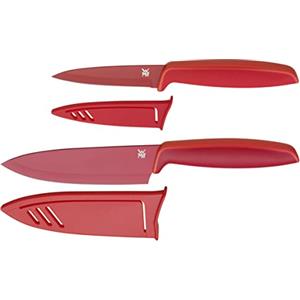 WMF 1879085100 Touch Set di 2 Coltelli, Rosso