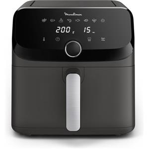 Moulinex Easy Fry Mega EZ855H , Friggitrice ad aria, Capacità Extra Large 7,5L/2kg, 8 programmi preimpostati, Coal Grey