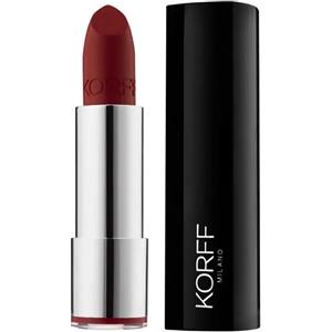 Korff Cure Make Up Rossetto Satinato 01 - Colore Intenso, Texture Cremosa e Luminoso, Idratazione con Acido Ialuronico e Vitamina E