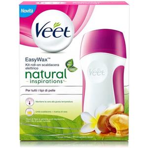 Veet Natural Ispirations EasyWax Kit Roll-on Scaldacera Elettrico