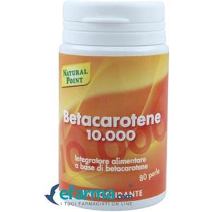 Natural Point Betacarotene 10000 Integratore 80 Perle
