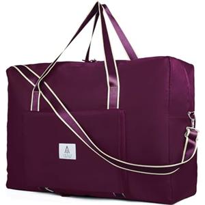 Arxus Pieghevole Borsa da Viaggio Grande, 60L Fine Settimana Overnight Tote con Tracolla Rimovibile Borsone per Uomo e Donna Sport Palestra Mare Aereo Campeggio