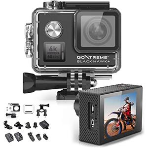 Easypix GoXtreme 3R30040 Blackhawk 4K+ Actioncam 4K-60Fps, Nero