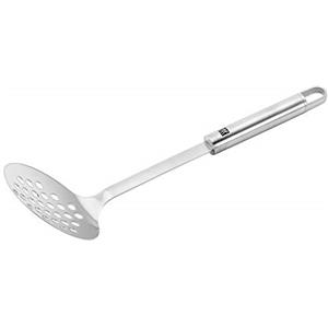 ZWILLING Pro Schiumarola 33 cm in Argento - Ideale per Scolare Grassi e Alimenti Delicati