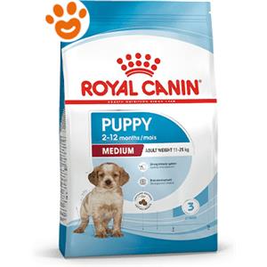 ROYAL CANIN Medium Puppy - Cibo secco per cuccioli di taglia media fino a 12 mesi, 30kg (2x15kg)