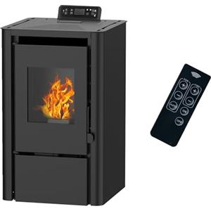 Sannover Thermique Stufa a pellet Anita 7,6 kW Nero Sannover