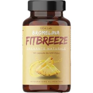 GG4Lab Bromelina Ultra Forte Drenante PREZZO LANCIO Potente Anticellulite Integratore di Enzimi Digestivi Completi Cellulite Gambe e Glutei Alta Concentrazione Made in Italy