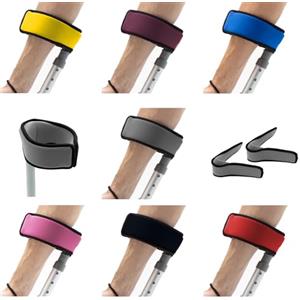 Lifeswonderful - Coperture Imbottite Morbide e Confortevoli per i Bracciali delle Stampelle - Protezione della Parte Superiore del Braccio (Giallo)