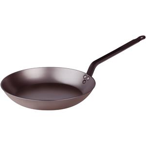 Pentole Agnelli Padella Lionese Pesante in Ferro Ø 32 cm - Adatta per Induzione, Gas e Elettrica