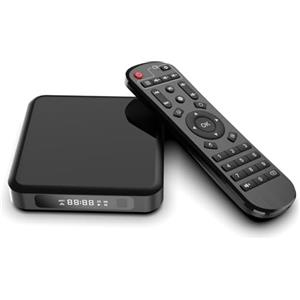 ADDCOLOR Android 12.0 TV Box, Addcolor X8PLUS H618 4GB + 64GB IR supporto 2.4GHz / 5GHz WiFi 6 Bluetooth 4k / 6k ricerca vocale Android TV Box 2024