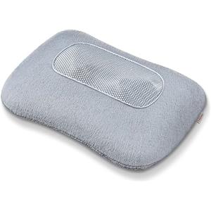 Beurer MG 145 cuscino massaggiante, massaggiatore schiena collo per massaggio shiatsu rilassante, funzione riscaldante, copertura lavabile, 4 testine massaggianti, grigio