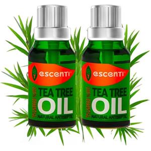 Avilia Set da 2 Olio Essenziale di Tea Tree per Bagni Rilassanti - Olio Essenziale al Profumo di Tea Tree con Proprietà Antisettiche e Nutritive per la Pelle, 10ml