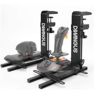 DIWANGUS Hotas Joystick - Supporto per Logitech X56, X52, X52 Pro, simulatore di volo per Thrustmaster T Flight HOTAS/T.16000M/TCA, supporto da tavolo per gioco di volo
