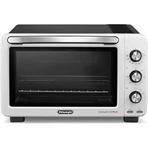 De'Longhi E024352 Sfornatutto Midi Forno Elettrico da 24 Litri con Spegnimento Automatico e Segnale Acustico di Fine Cottura, Friggitrice ad Aria, lxpxh50x46x32cm