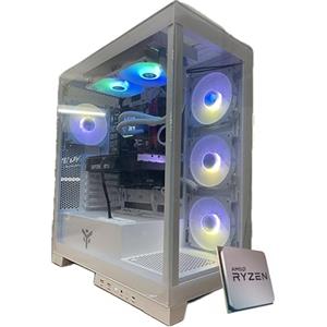 EMCA4 Computer Gaming PC Ryzen 7 7700 - RTX 4070 SUPER 12GB - SSD M.2 1TB nvme Gen4 - Ram 32GB DDR5 6000mhz EXPO - Dissipatore a Liquido 360 White - ARGB - Windows 11