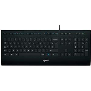 Logitech K280E Pro Tastiera, Layout ‎Francese Azerty, Nero