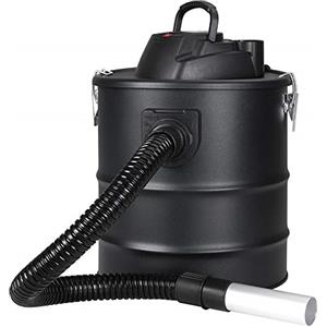 BAKAJI Aspiracenere Professionale Potenza Aspirapolvere Aspira Cenere Bidone 20 Lt Soffiatore Filtro Interno Hepa e Tubo Flessibile Pulizia Camino Caminetto Stufa a Pellet