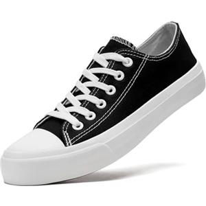 sharllen Scarpe di Tela da Donna, Unisex Lace up Low Top Trainers per Uomo Scarpe Casual Scarpe di Tela Scarpe Piatte