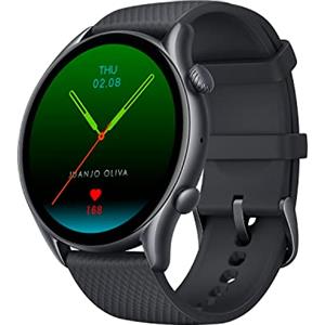 Amazfit GTR 3 Pro, 46 mm, Smartwatch Orologio Intelligente Alexa Integrato, 150 modalità di Allenamento con GPS, Monitor del Sonno, AMOLED, 5 ATM Impermeabile, Durata Batteria di 12 Giorni, SpO2