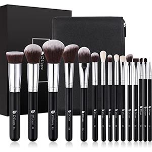 DUcare Pennelli Make Up Set 15Pcs Pennelli Trucco Professionali Set di pennelli da trucco con del sacchetto Case