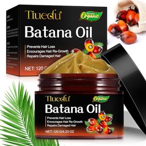 CCKULOOB Olio di Batana per la crescita dei capelli, Olio di Batana Capelli, 100% Pure and Natural Batana Oil for Hair Growth, elimina le doppie punte, ripristina i capelli danneggiati, 120g