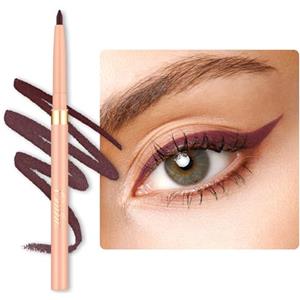 OULAC Matita Occhi Waterproof, Eyeliner e Lip Liner Marrone Prugna Mat Girevole, Colore Intenso, Dura 12 Ore +, Texture Liscia e Cremosa, Non Trasferibile, Vegan (L07) Heartfelt