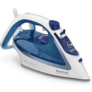 Tefal Ferro da Stiro a Vapore Easygliss Plus, 2700 W, Vapore Extra 220 g, Suola Durilium AirGlide, Funzione Autopulente, Blu/Bianco